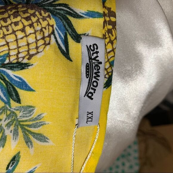 Styleword Pineapple Print Dress - Picture 4 of 4